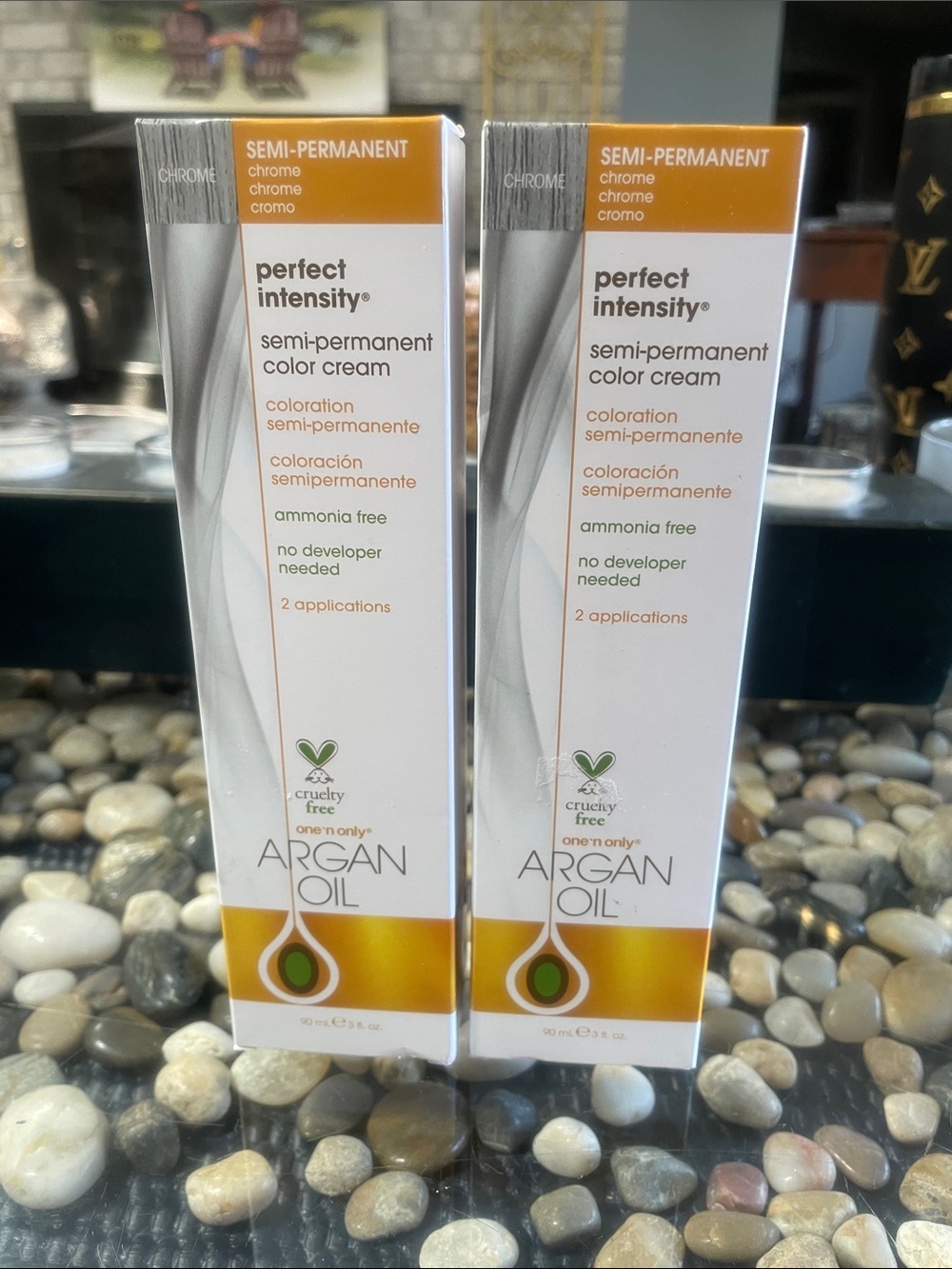One n Only Argan Oil Semi Permanent Color Cream Bundle in Chrome